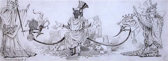 George Cruikshank (1842-1894) Temptation 4 x 11.25in.